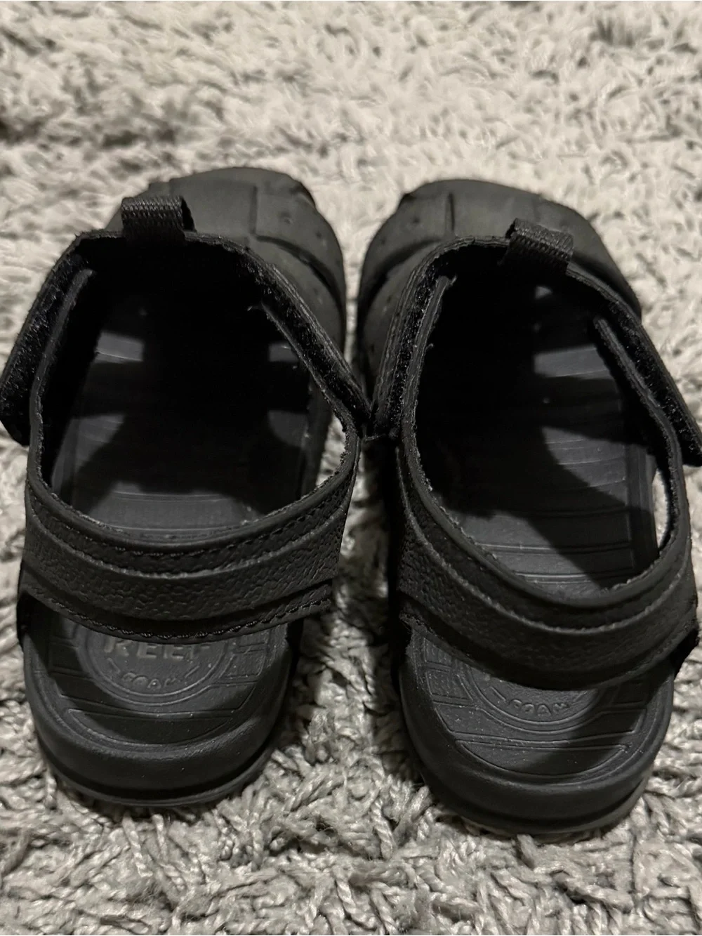 Reef Boy’s Black Fisherman Sandals